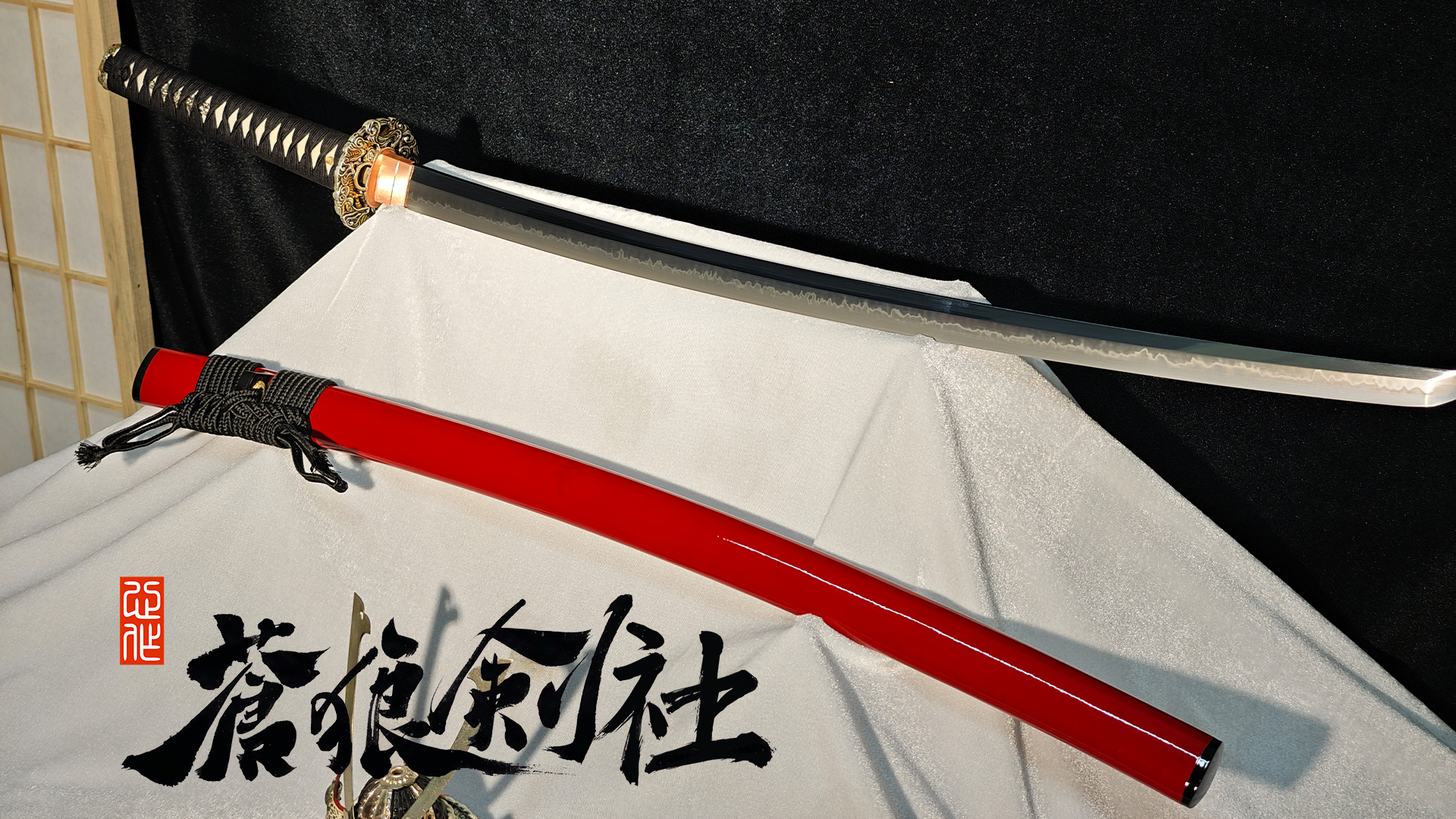 定制展示—自选刃纹打刀三号-日本刀-蒼狼剑社-日本刀,传统刀剑,真剑修复, 研磨