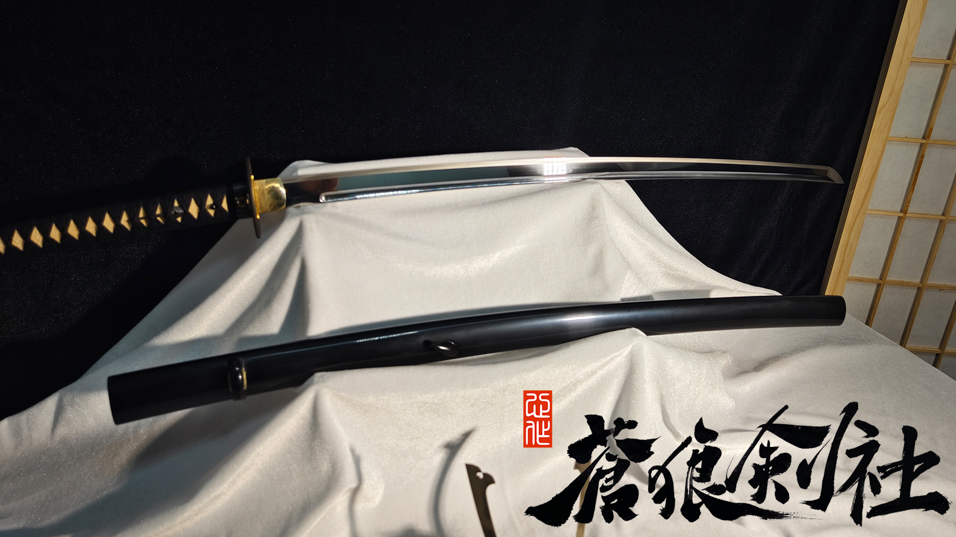 拵比条贵十倍的锰钢刀-日本刀-蒼狼剑社-日本刀,传统刀剑,真剑修复, 研磨